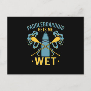Paddleboard Paddleboarding Postcard