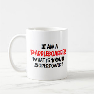 paddleboarder coffee mug