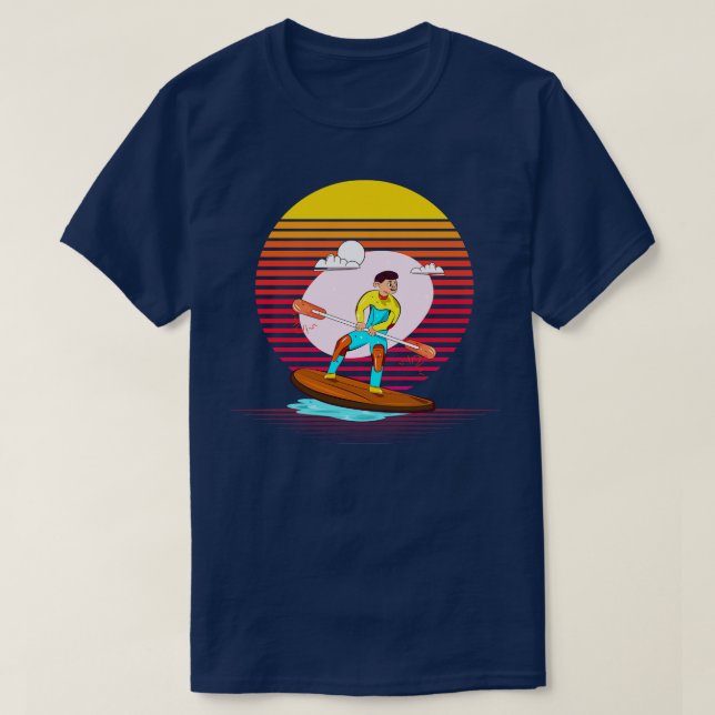 Paddleboarding Vapour T-Shirt (Design Front)