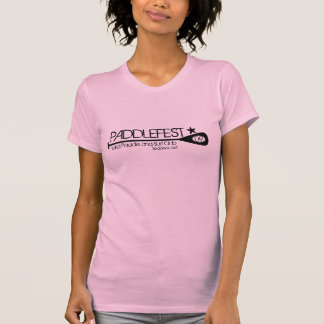 PADDLEFEST pink womens fitted tee