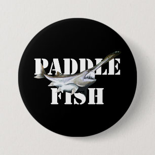 Paddlefish 7.5 Cm Round Badge