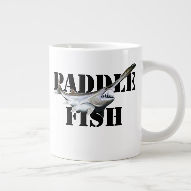 Paddlefish Large Coffee Mug (Right)