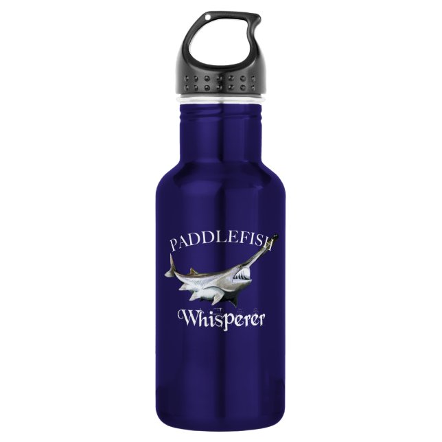 Paddlefish Whisperer 532 Ml Water Bottle (Front)