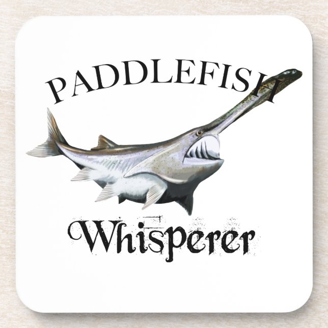 Paddlefish Whisperer Coaster (Front)