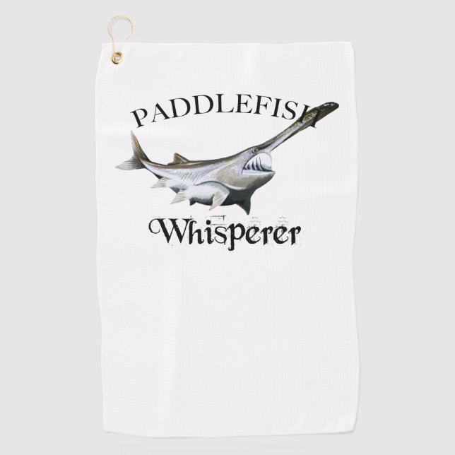 Paddlefish Whisperer Light Fishing Towel (Front)