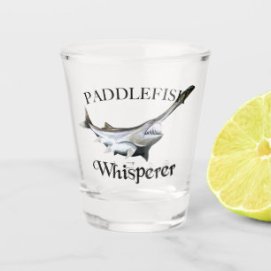 Paddlefish Whisperer Shot Glass