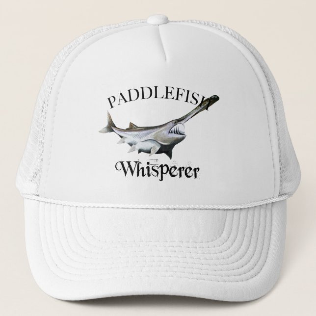 Paddlefish Whisperer Trucker Hat (Front)
