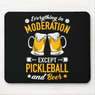 Paddlell Tennis - Dminton Beer Mug Picklell And Be Mouse Mat