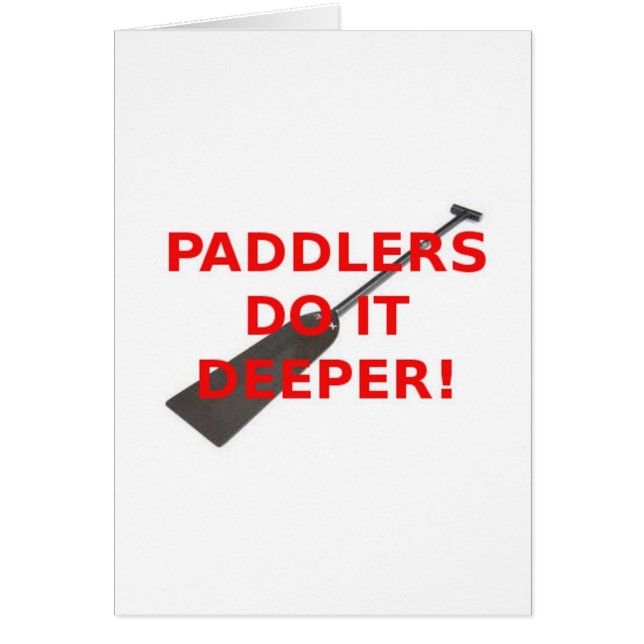 Paddlers Do It Deeper Dragon Boat Gear (Front)