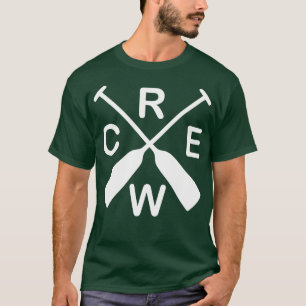 Paddles crossed Crew love Team Squad Rowing Paddli T-Shirt