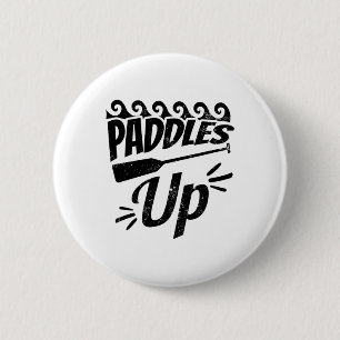 Paddles Up Design Dragon Boat 6 Cm Round Badge