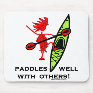 Paddles Well With Others Mouse Mat
