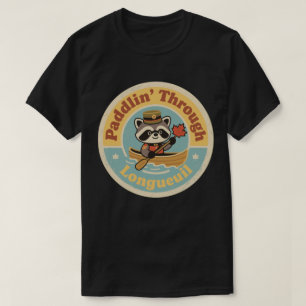 Paddlin’ Through Longueuil with a Friendly Raccoon T-Shirt