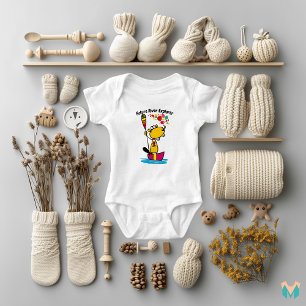 Paddling Beaver Adventure Baby Bodysuit
