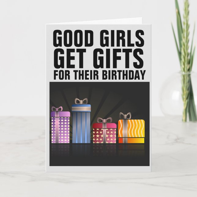 PADDLING PADDLE SPANKING BIRTHDAY CARDS FOR HER (Front)