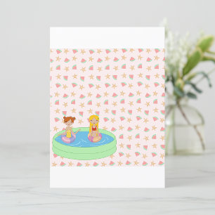 Paddling Pool Invitations
