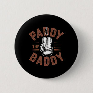 Paddy Baddy Irish Boxing Fan Gift 6 Cm Round Badge