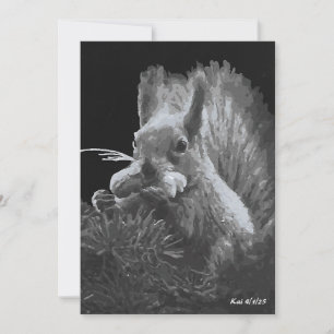 Paddy Cake, Squirrel Invitation