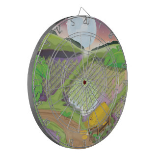 Paddy field dartboard