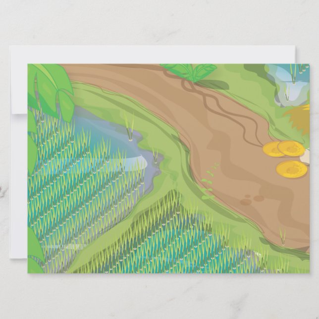 Paddy field invitation (Front)