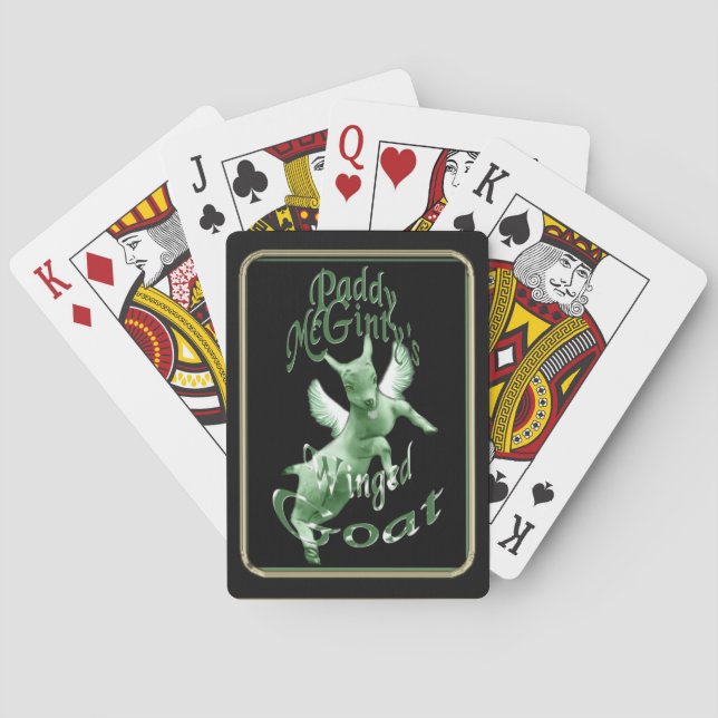 Paddy McGinty Irish Goat Playing Cards (Back)