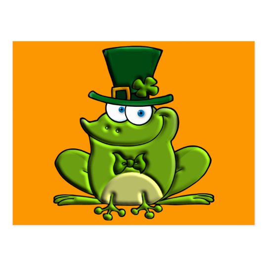 Paddy O'Frog Postcard