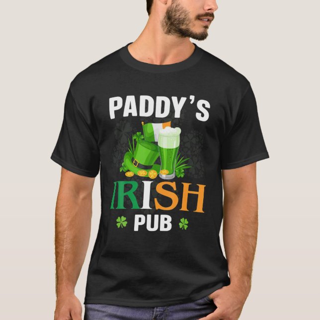 Paddy’S Irish Pub Happy Patrick's Day T-Shirt (Front)