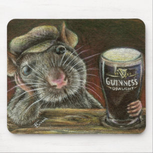 Paddy the rat mouse mat