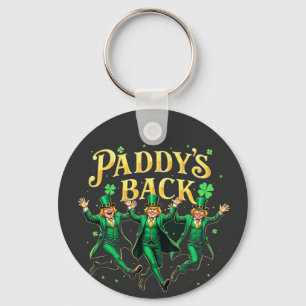 Paddy's Back Funny St Patrick's Day Trump Support  Key Ring