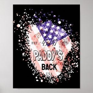 Paddy's Back Funny Trump1  Poster