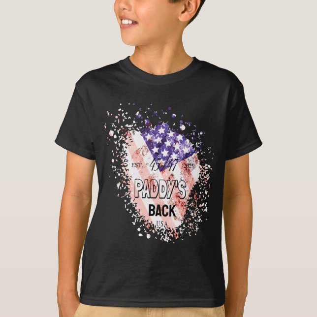 Paddy's Back Funny Trump1  T-Shirt (Front)