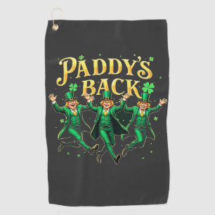 Paddy's Back St Patrick's Day Trump Dancing  Golf Towel