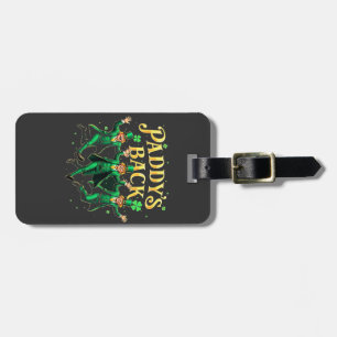 Paddy's Back St Patrick's Day Trump Dancing Luggage Tag