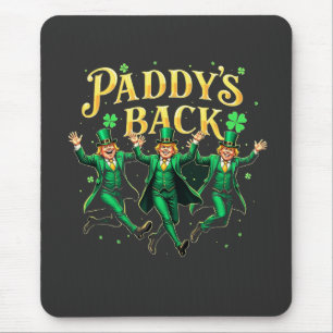 Paddy's Back St Patrick's Day Trump Dancing Mouse Mat