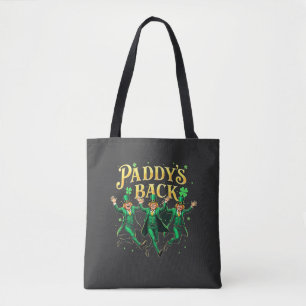 Paddy's Back St Patrick's Day Trump Dancing  Tote Bag