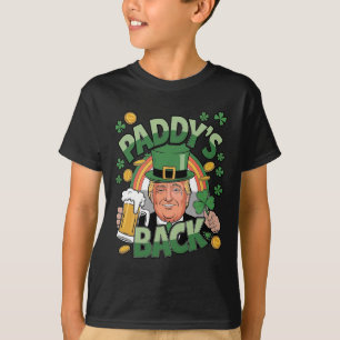 Paddy's Back Trump Funny St. Patrick’s Day Shamroc T-Shirt