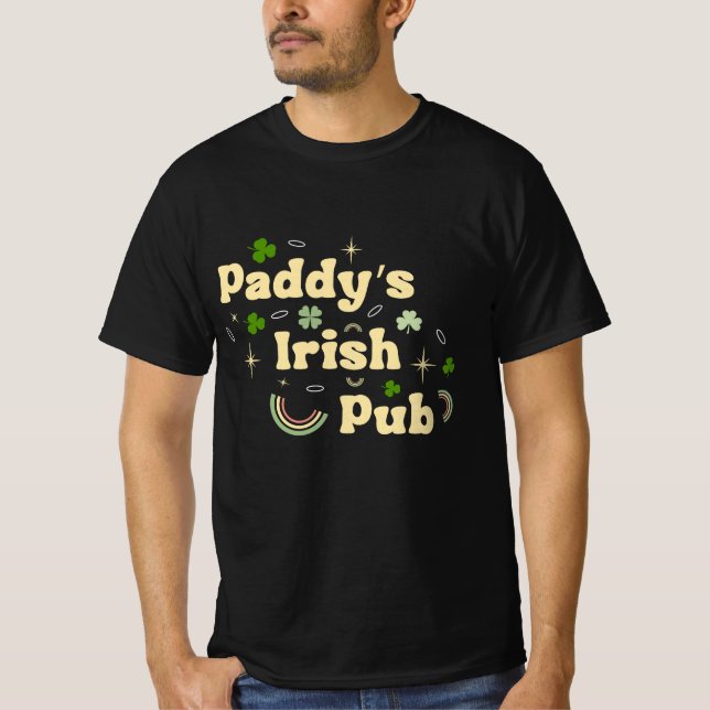 Paddy's Irish Pub St Patrick's Day T-Shirt (Front)