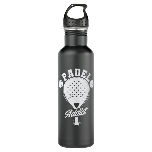 Padel Addict Tennis Ballsportart 710 Ml Water Bottle (Front)