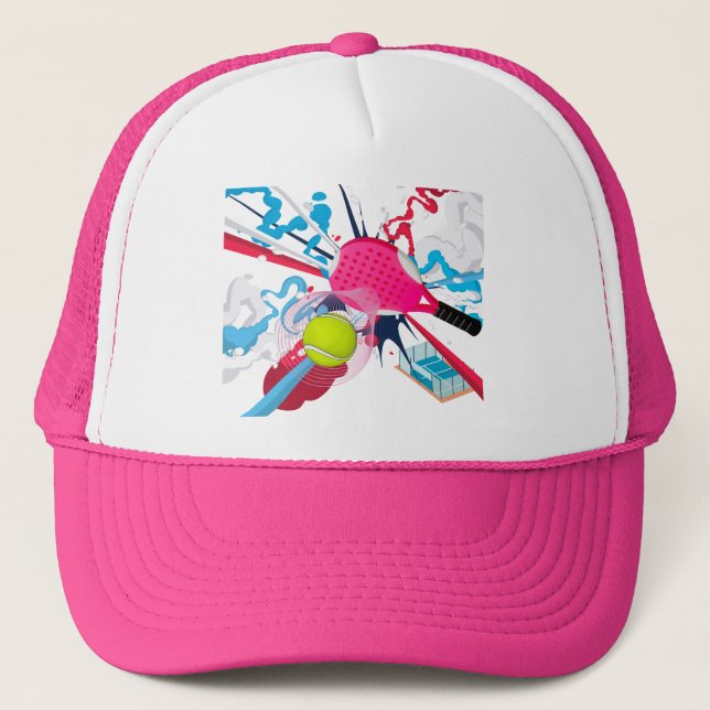 Padel Beach Tennis Trucker Hat (Front)