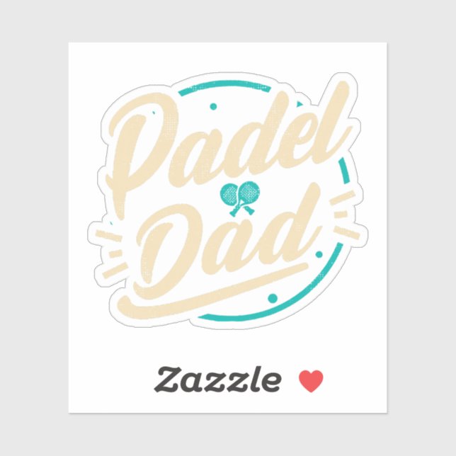 Padel Dad Platform Tennis Paddleball Padel  (Sheet)