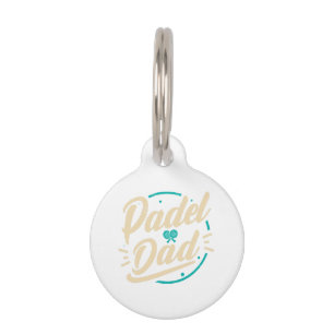 Padel Dad Platform Tennis Paddleball Padel Pet Tag