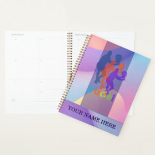 Padel Day Planner – Vibrant Hues for Him
