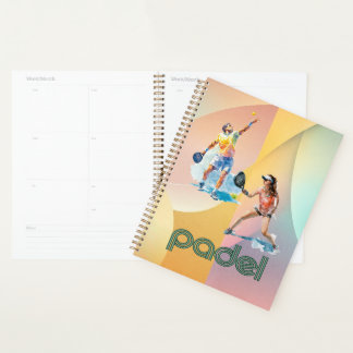 Padel Day Planner – Vibrant Padel Style