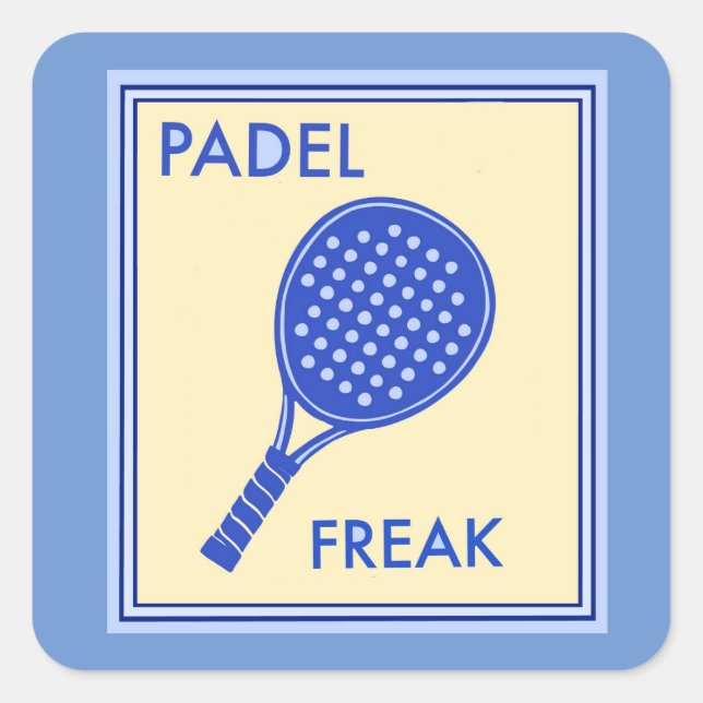 PADEL FREAK Sticker (Front)