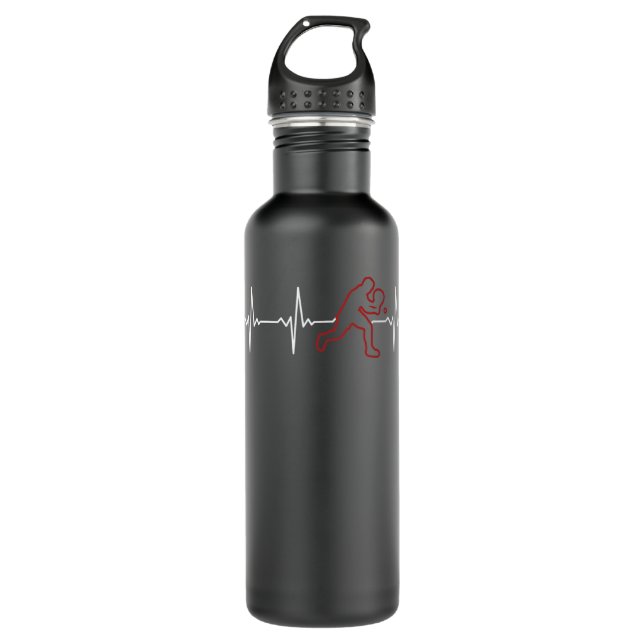 Padel Heartbeat Padel Tennis Platform Tennis Padel 710 Ml Water Bottle (Front)