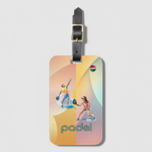 Padel Luggage Tag: Vibrant Style Collection Vol.1 Luggage Tag
