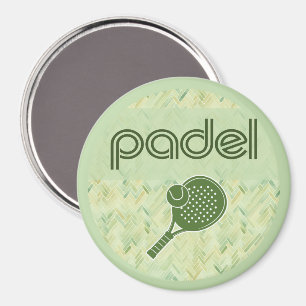 Padel Magnet – Spanish Tile Vibes Matcha Green
