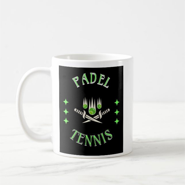 Padel Mug with Army Knife Logo (Left)