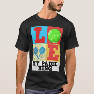 Padel Paddle King Prince Vintage Racket Racquet Lo T-Shirt