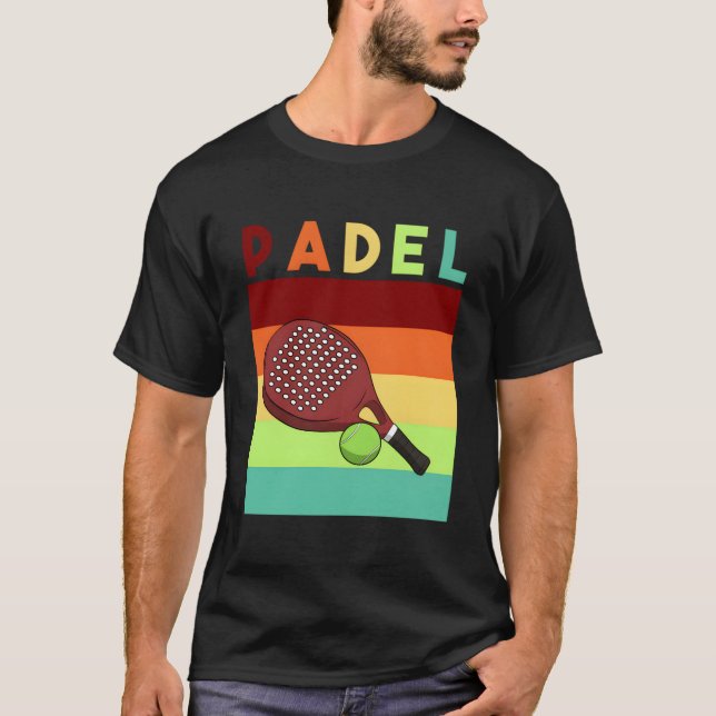 Padel Paddle Tennis Paddel Racquet Ball T-Shirt (Front)